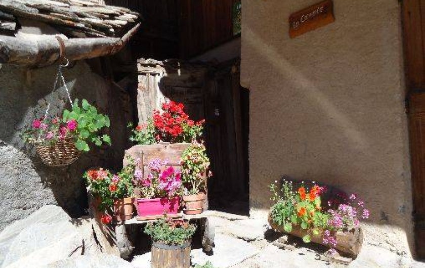Location de vacances - Appartement à Saint-Véran - Entrée du chalet