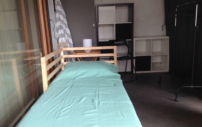 Location de vacances - Appartement à Argelès-sur-Mer - CHAMBRE ENFANTS LES DEUX LITS SE METTENT COTE À COTE