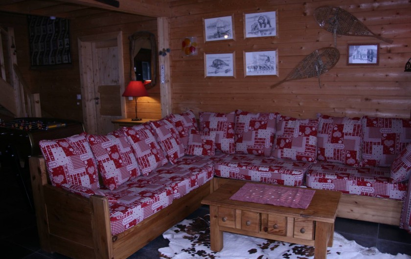 Location de vacances - Chalet à La Féclaz - salon