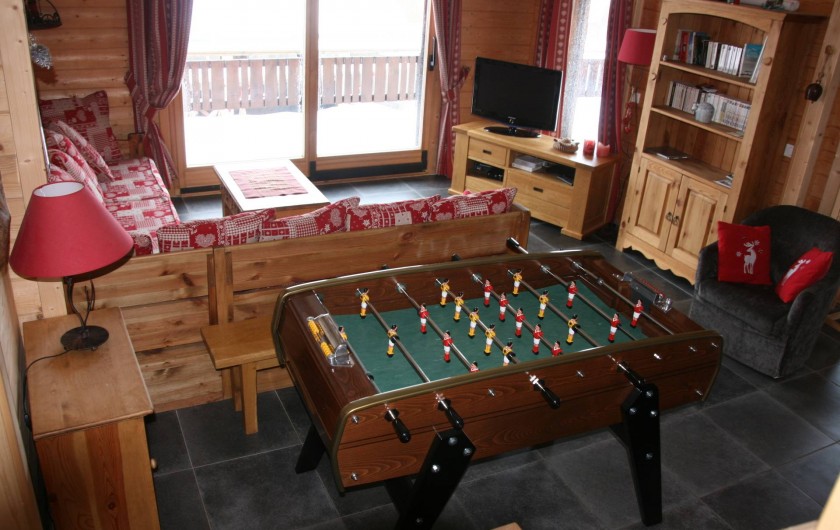 Location de vacances - Chalet à La Féclaz - salon