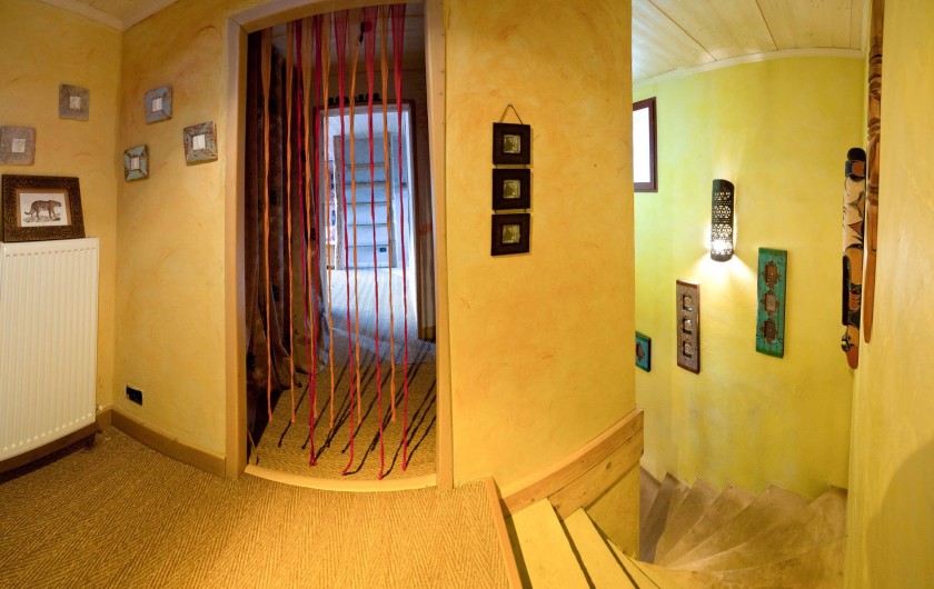 Location de vacances - Chalet à Albiez-Montrond - Hall 1er étage