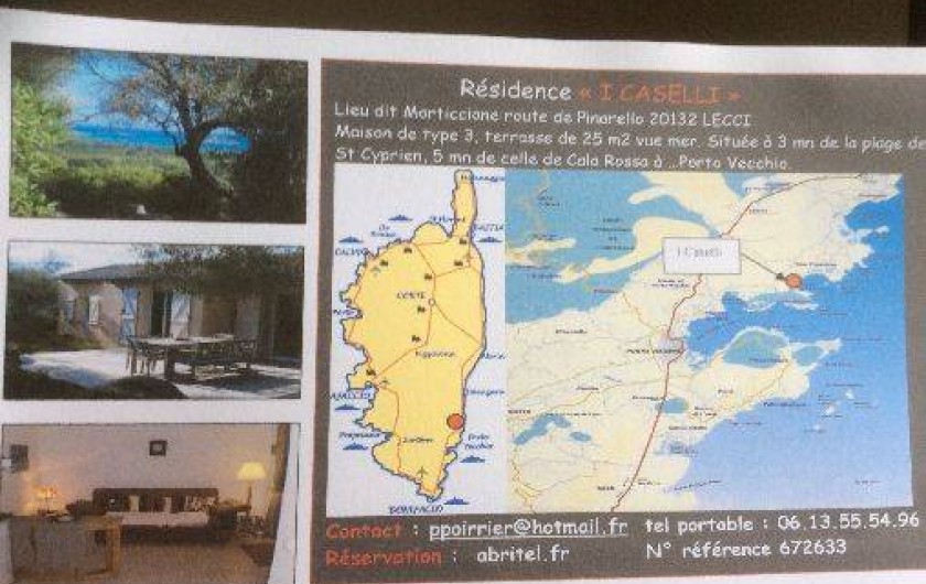 Location de vacances - Villa à Porto-Vecchio