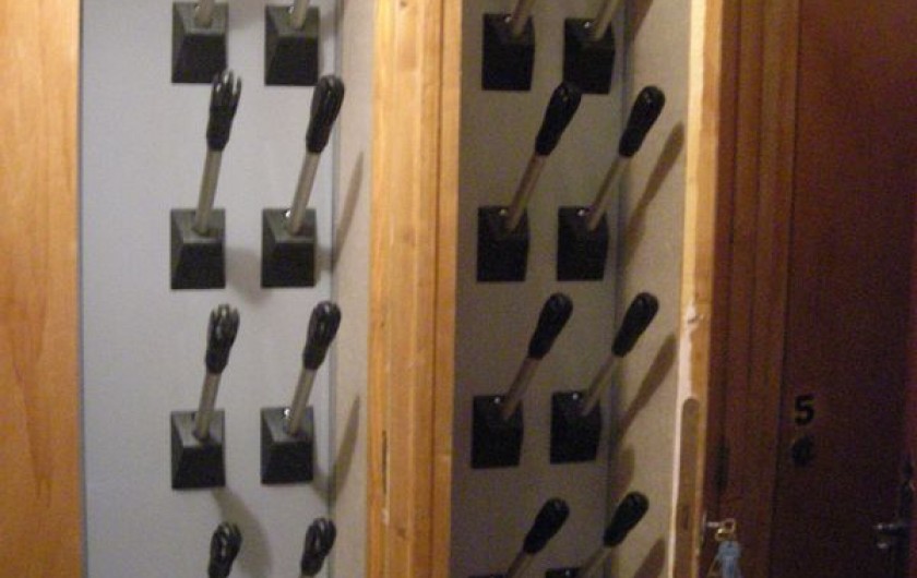 Location de vacances - Studio à Chaillol - Sèche chaussures
