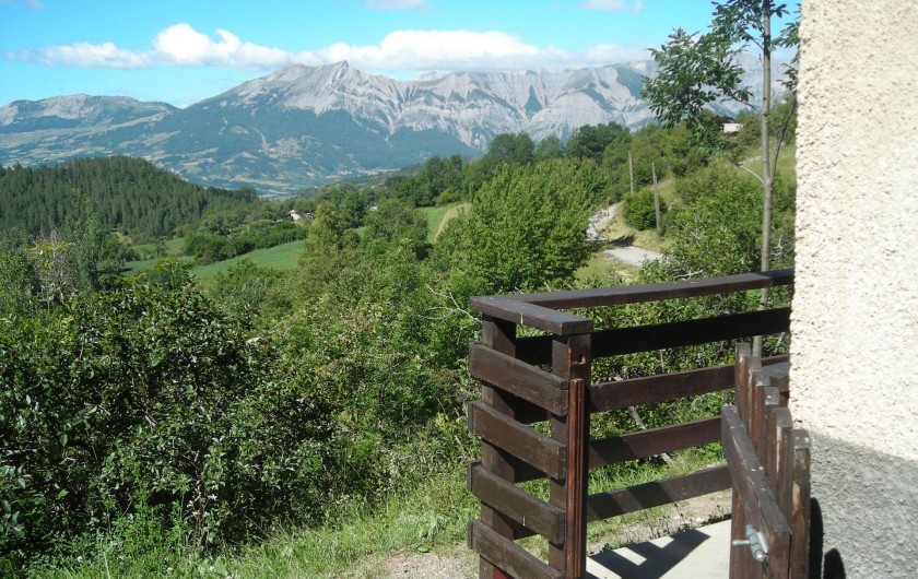Location de vacances - Studio à Chaillol - Vue sur la chaine du dévoluy