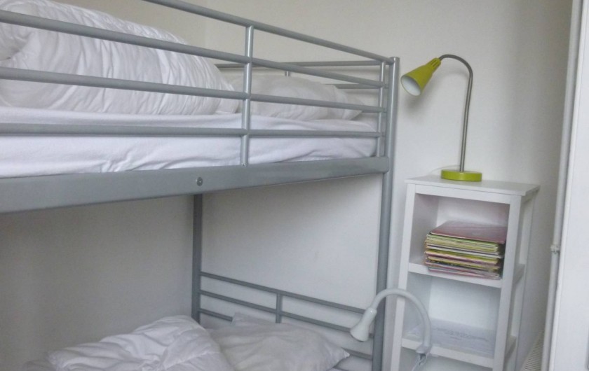 Location de vacances - Maison - Villa à Agon-Coutainville - petite chambre 2 lits superposés