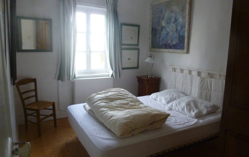 Location de vacances - Maison - Villa à Agon-Coutainville - chambre au lit 2 personnes côté Mer