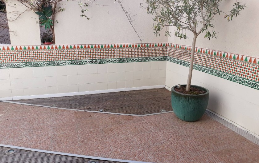 Location de vacances - Appartement à Les Issambres - Patio intime sans vis à vis