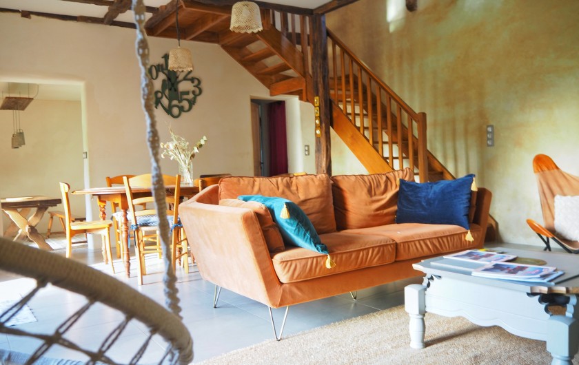 Location de vacances - Gîte à Saint-M'Hervé - Salon