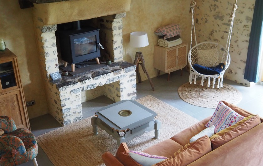 Location de vacances - Gîte à Saint-M'Hervé - Salon