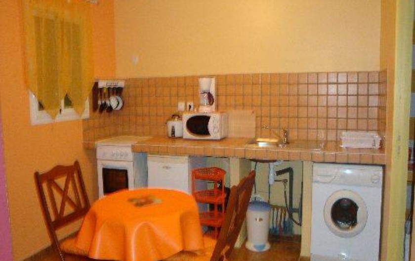 Location de vacances - Maison - Villa à Bois De Nèfles - Cuisine du F 2