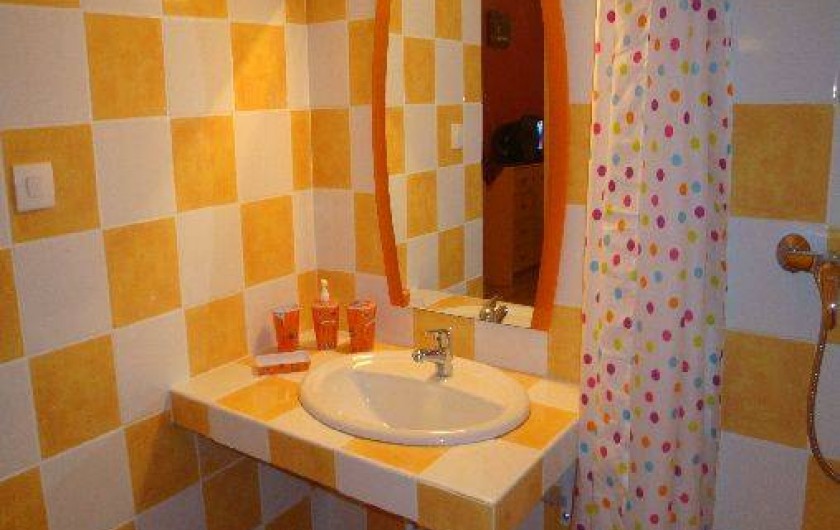Location de vacances - Maison - Villa à Bois De Nèfles - Lavabo du F 2