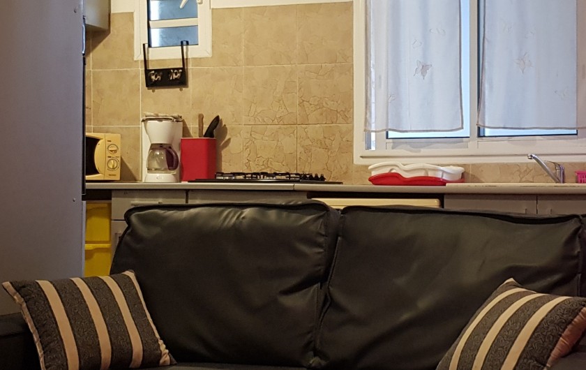 Location de vacances - Maison - Villa à Bois De Nèfles - Séjour du F2 sans balcon