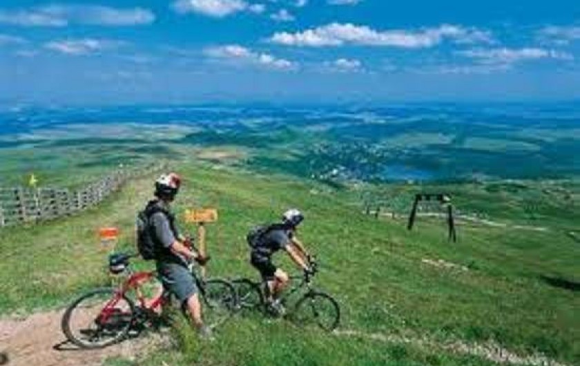 Location de vacances - Appartement à Super Besse - sentier VTT
