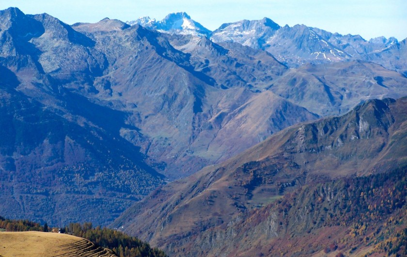 Location de vacances - Gîte à Campan - Les Sommets des Pyrénées Vue du col d'Aspin
