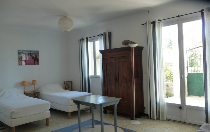Location de vacances - Chalet à Argelès-sur-Mer - grande chambre rez de chaussée
