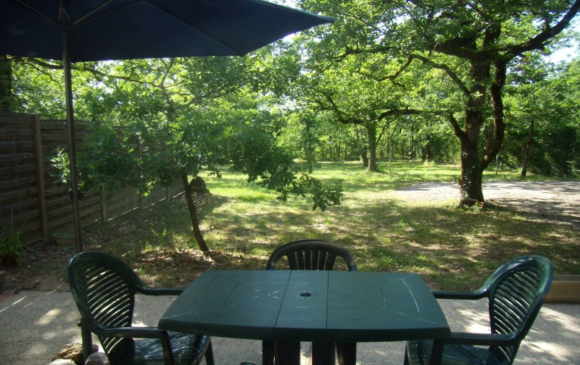 Location de vacances - Gîte à Fontanes - terrasse