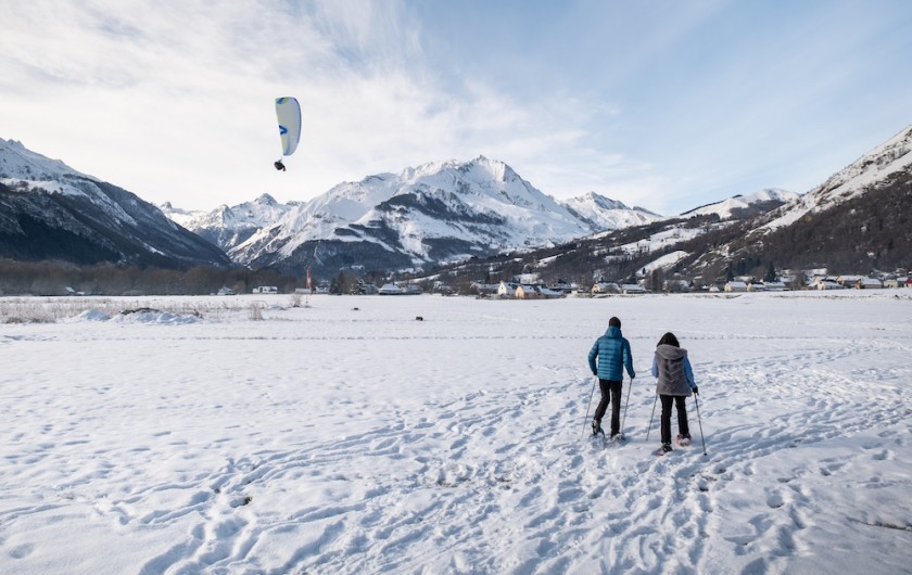 Location de vacances - Chalet à Aucun - Randonné raquettes - Azun Nature