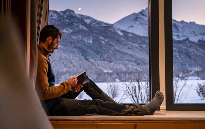 Location de vacances - Chalet à Aucun - Pause lecture chalet Nature & Bois - Azun Nature