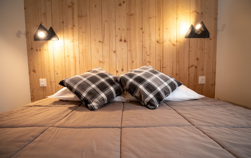 Location de vacances - Chalet à Aucun - Chambre chalet Nature & Bois - Azun Nature