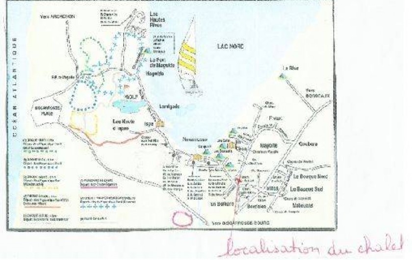 Location de vacances - Chalet à Biscarrosse