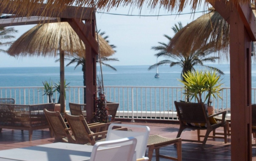 Location de vacances - Appartement à Saint-Cyprien Plage - Toit-terrasse - lieu de vie partage