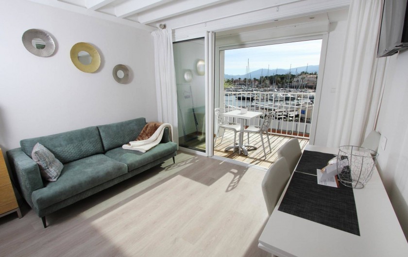 Location de vacances - Appartement à Saint-Cyprien Plage - Duplex, Salon