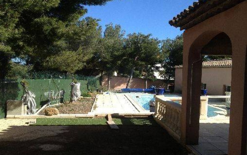Location de vacances - Maison - Villa à Ensuès-la-Redonne - TERRASSE DONNANT ACCES SUR PISCINE