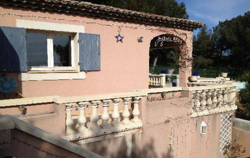 Location de vacances - Maison - Villa à Ensuès-la-Redonne - TERRASSE AVEC BALUSTRES