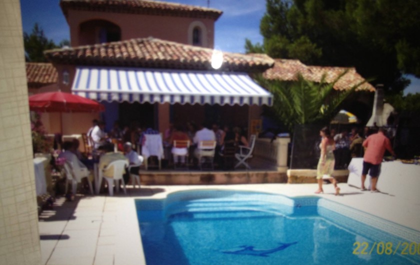 Location de vacances - Maison - Villa à Ensuès-la-Redonne - TERRASSE AVEC ACCES PISICNE
