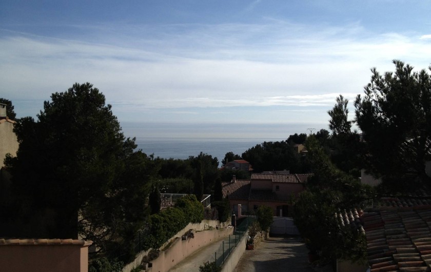 Location de vacances - Maison - Villa à Ensuès-la-Redonne - VUE SUR MER DE LA TERRASSE