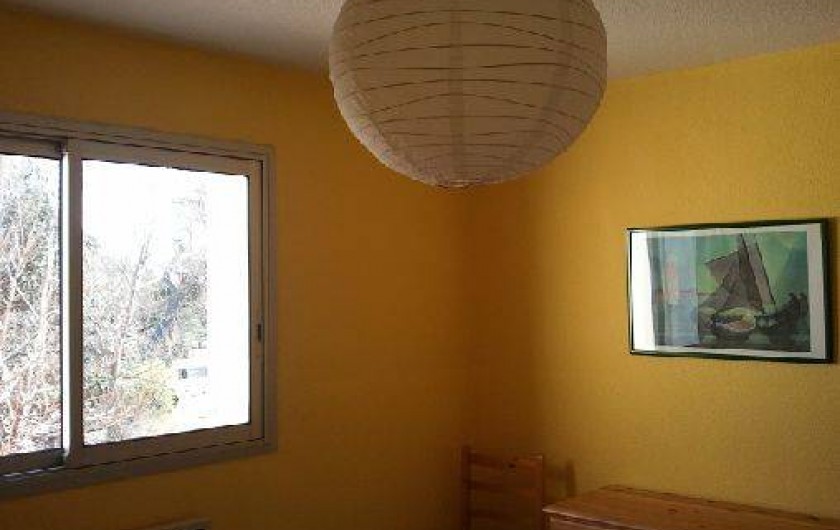 Location de vacances - Villa à Portiragnes - Villa C, chambre deux lits simples au premier étage, côté sud.