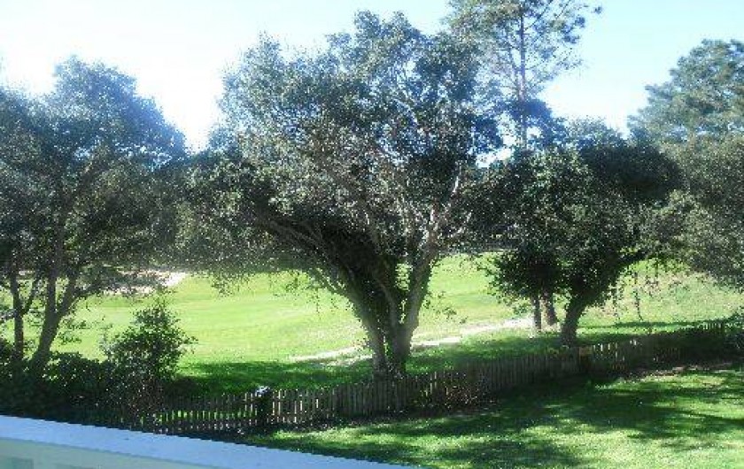 Location de vacances - Appartement à Moliets-et-Maa - Vue du golf depuis la Terrasse