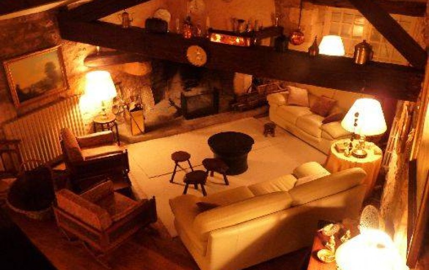 Location de vacances - Moulin à Migné-Auxances - living room vu de la loggia