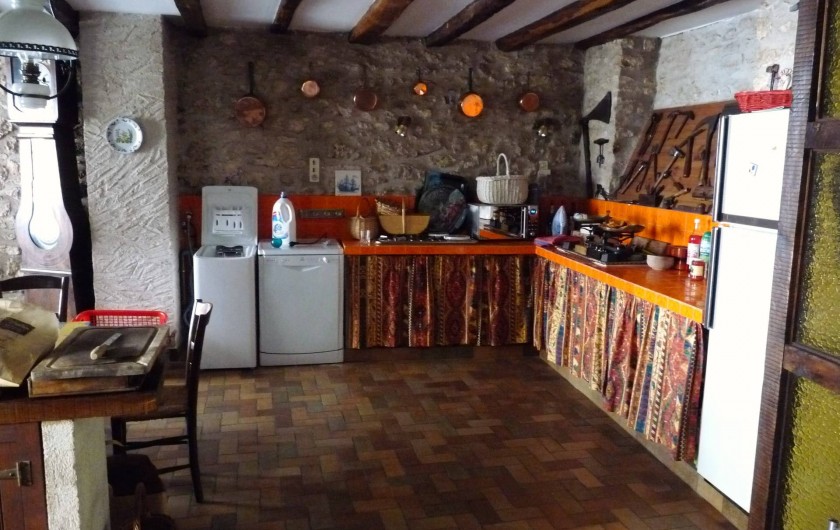 Location de vacances - Moulin à Migné-Auxances - cuisine