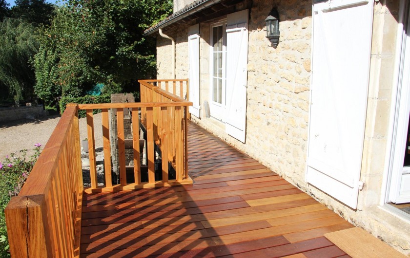 Location de vacances - Moulin à Migné-Auxances - nouveau balcon