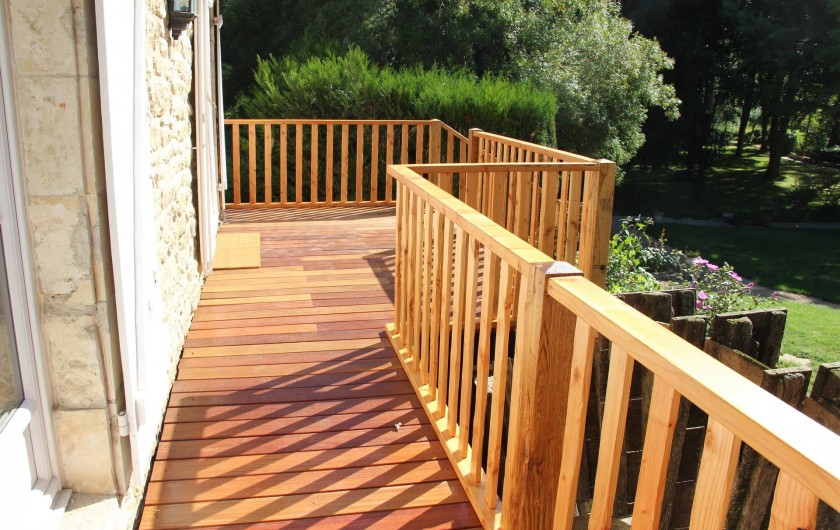 Location de vacances - Moulin à Migné-Auxances - nouveau balcon