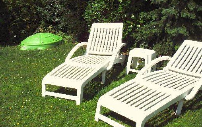 Location de vacances - Bungalow - Mobilhome à Dombourg - Jardin