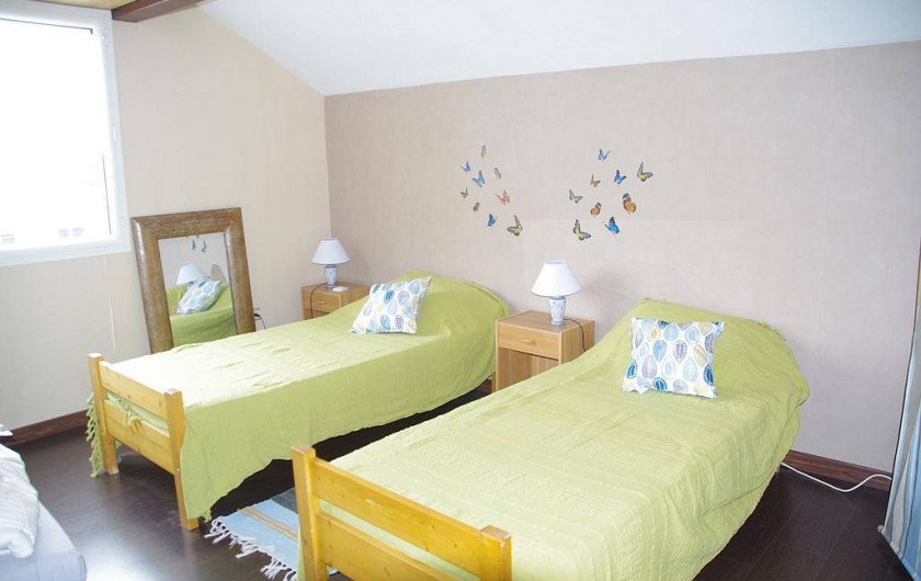 Location de vacances - Chambre d'hôtes à Grayan-et-l'Hôpital - Chambre Château La Lagune.  2 lits de 90