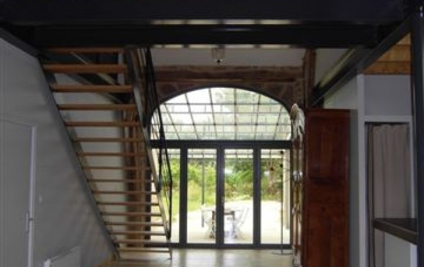 Location de vacances - Gîte à Roussennac - Entrée du gîte (vue intérieure)