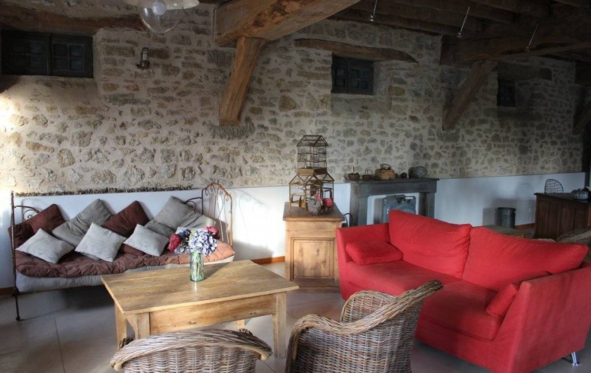 Location de vacances - Gîte à Roussennac - Salon maison d'hôtes