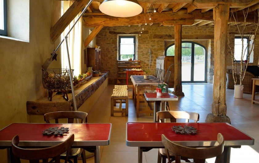 Location de vacances - Gîte à Roussennac - Salle à manger de la maison d'hôtes