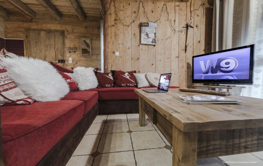Location de vacances - Appartement à Val-d'Isère - Salon