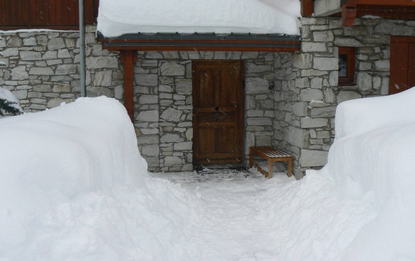 Location de vacances - Appartement à Val-d'Isère - Porte d'entrée de l'appartement
