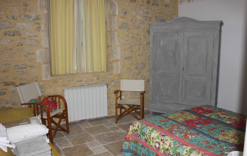 Location de vacances - Mas à Castillon-du-Gard - Chambre 1, 1er étage, SDB avec douche à l'italienne