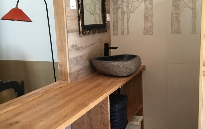 Location de vacances - Gîte à Mialet - Salle d'eau( gîte de l'Olivier)