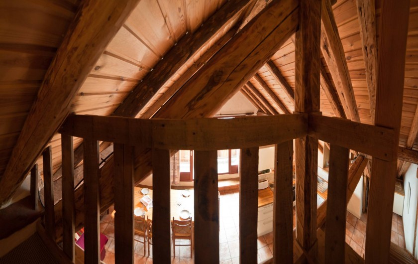 Location de vacances - Appartement à Albiez-le-Vieux - mezzanine / vue séjour