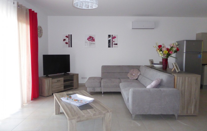 Location de vacances - Gîte à Mirepeisset - Salon du gîte Artémisia