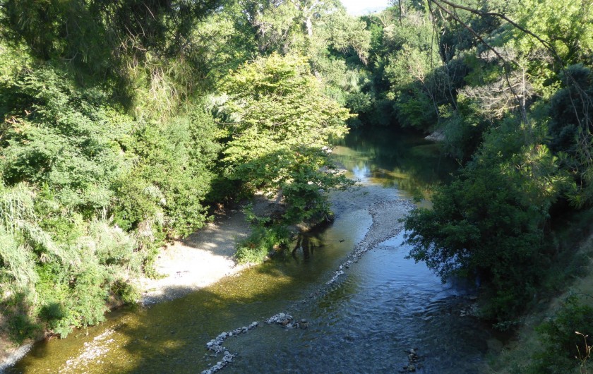 Location de vacances - Gîte à Mirepeisset - Rivière la Cesse á proximité bordant le domaine