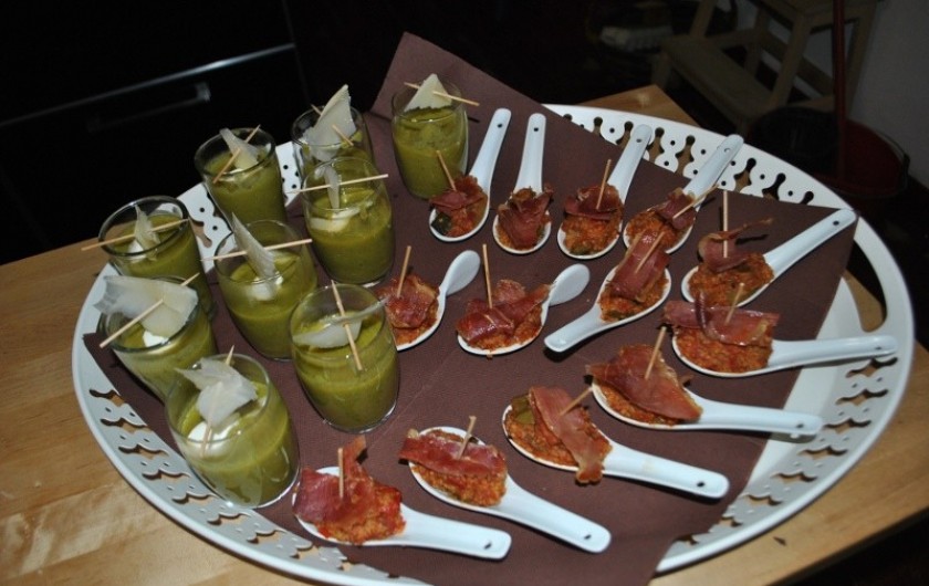 Location de vacances - Chambre d'hôtes à Salies-de-Béarn - apéritif festif....