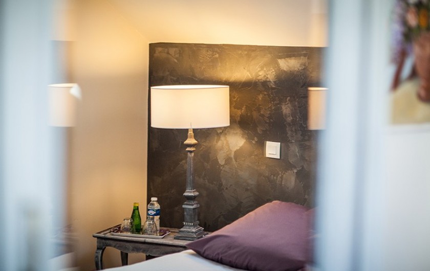 Location de vacances - Chambre d'hôtes à Salies-de-Béarn - la suite , le Lit..